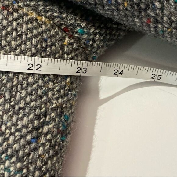 Men's Pendleton 100% Pure Virgin Wool Tweed Gray Blazer Size 44 - Picture 12 of 16